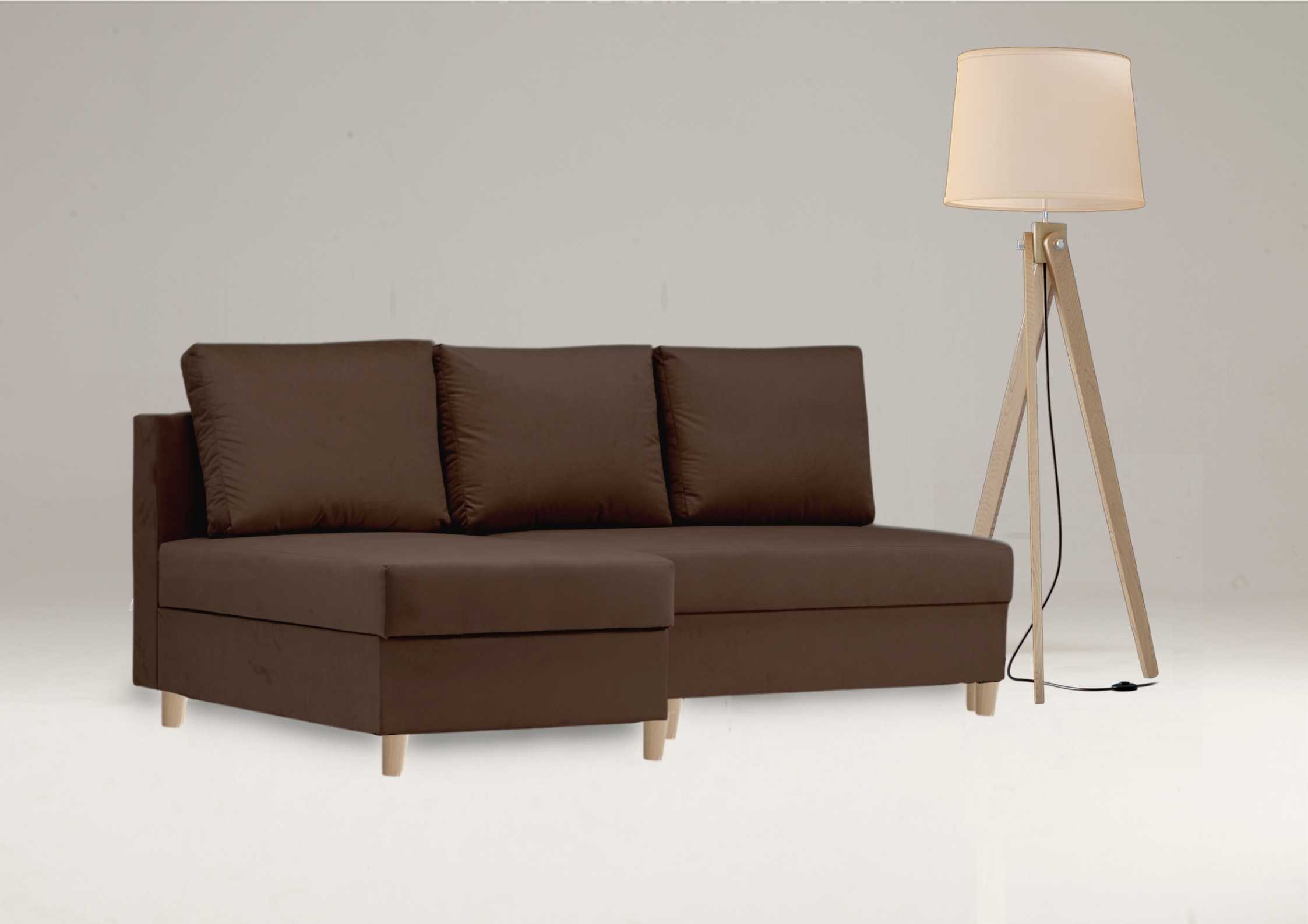 Brązowy narożnik skandynawski